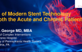 Role of Modern Stent Technology in Both the Acute and Chronic Patient