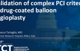 TCT 435: Validation of Complex PCI Criteria in Drug-Coated Balloon Angioplasty