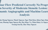 TCT 715: Laminar Flow Predicted Correctly No Progression in Severity of Moderate Stenotic Lesion: a Dynamic Angiographic and Machine Learning Analysis