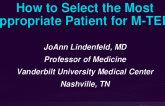 How To Select the Most Appropriate SMR Patients For M-TEER?