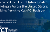 TCT 347: Operator-Level Use of Intravascular Lithotripsy Across the United States: Insights From the CathPCI Registry