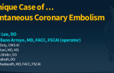 TCT 984: A Unique Case of Spontaneous Coronary Embolism