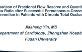 TCT 208: Comparison of Fractional Flow Reserve and Quantitative Flow Ratio After Successful Percutaneous Coronary Intervention in Patients With Chronic Total Occlusion
