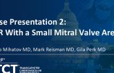 Case Presentation 2: MR With a Small Mitral Valve Area