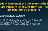 Real World Experience of Contemporary Pulmonary Embolism Treatment (USCDT versus MT): Insights From Big Data Analytics (REAL-PE)