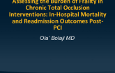 Assessing the Burden of Frailty in Chronic Total Occlusion Interventions: In-Hospital Mortality and Readmission Outcomes Post-PCI