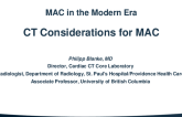 CT Considerations for MAC