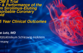 TCT 576: FANTOM II Trial: Safety & Performance Study of the Fantom Sirolimus-Eluting Bioresorbable Coronary Scaffold – Final 5 Year Clinical Outcomes