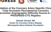 Validation of the Coronary Artery Specific Chronic Total Occlusion Percutaneous Coronary Intervention Angiographic Difficulty Scores in the PROGRESS-CTO Registry