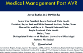 Medical Management Post AVR