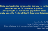 TCT 50: Statin and Ezetimibe Combination Therapy Versus Statin Monotherapy for Cardiovascular Outcomes Among Patients Undergoing PCI