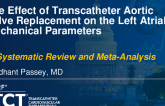 TCT 336: The Effect of Transcatheter Aortic Valve Replacement on the Left Atrial Mechanical Parameters: A Systematic Review and Meta-Analysis
