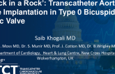 TCT 1370: Shock in a Rock: Transcatheter Aortic Valve Implantation in Type 0 Bicuspid Aortic Valve