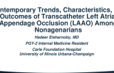 TCT 125: Contemporary Trends, Characteristics, and Outcomes of Transcatheter Left Atrial Appendage Occlusion (LAAO) Among Nonagenarians 
