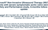 TCT 892: Valvosoft Non-Invasive Ultrasound Therapy (NIUT) in Patients With Severe Symptomatic Aortic Valve Stenosis: Safety and Performance Study, 6-Months Follow-Up Update