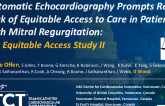 TCT 611: Automatic Echocardiography Prompts Reveal Lack of Equitable Access to Care in Patients With Mitral Regurgitation: The Equitable Access Study II