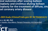 TCT 434: Clinical Outcomes After Scoring-Balloon Angioplasty and Sirolimus-Eluting Balloon Angioplasty for the Treatment of Diffuse, Small Vessel Coronary Artery Disease (SCA-DEB Study)