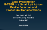 Case Presentation: M-TEER in a Small Left Atrium: Device Selection and Procedural Considerations