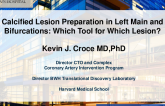 Calcified Lesion Preparation in Left Main and Bifurcations: Which Tool for Which Lesion?