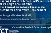TCT 147: Clinical Outcomes of Patients With Small vs. Large Annulus Following Transcatheter Aortic Valve Replacement Using Newer Generation Balloon-Expandable Device