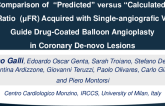 TCT 453: Comparison of “Predicted” Versus “Calculated” Flow Ratio (µFR) Acquired With Single-Angiografic View to Guide Drug-Coated Balloon Angioplasty in Coronary De-Novo Lesions