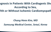 TCT 792: Prognosis in Patients With Cardiogenic Shock According to Sex, With or Without Ischemic Cardiomyopathy