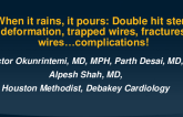 When it Rains, it Pours: Double Hit Stent Deformation, Trapped Wires, Fractures Wires...Complications, Complications, Complications!