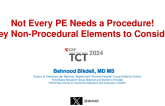 Not Every PE Needs a Procedure! Key Elements to Consider in the Non-Procedural Patient