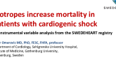 Inotropes and Mortality in Patients With Cardiogenic Shock Due to Myocardial Infarction: Insights from the SWEDEHEART Registry