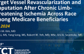 TCT 28: Target Vessel Revascularization and Amputation After Chronic Limb-Threatening Ischemia Across Race Among Medicare Beneficiaries