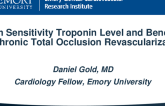 TCT 119: High Sensitivity Troponin Level and Benefits of Chronic Total Occlusion Revascularization