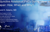 Adjunctive Ablation of Premature Ventricular Contractions During Mitral Valve Repair: How, When and Why?