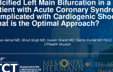 TCT 1458: Calcified Left Main Bifurcation in a Patient With Acute Coronary Syndrome Complicated With Cardiogenic Shock: What Is the Optimal Approach?