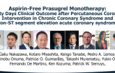 TCT 165: Aspirin-Free Prasugrel Monotherapy: Thirty Days Clinical Outcome after Percutaneous Coronary Intervention in Chronic Coronary Syndrome and Non-ST Segment Elevation Acute Coronary Syndrome