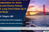 TCT 453: Non-Contrast Transcatheter Aortic Valve Implantation for Patients With Aortic Stenosis and Chronic Kidney Disease: Long Term Follow Up of The Pilot Study