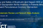 TCT 235: Efficacy and Safety of Bivalirudin and Heparin With or Without Glycoprotein IIb/IIIa Inhibitors in Patients Who Underwent Percutaneous Coronary Intervention: A Systematic Review and Network Meta-Analysis