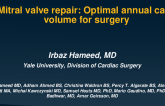 Mitral Valve Repair: Optimal Annual Case Volume for Surgery