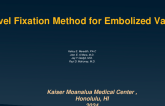 Novel Method of Fixation for Embolized Valve