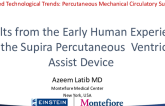 Results from the Early Human Experience with the Supira Percutaneous Ventricular Assist Device (Supira Medical)