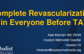 Yes! Complete Revascularization for All