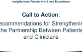 Call to Action: Recommendations for Strengthening the Partnership Between Patients and Clinicians