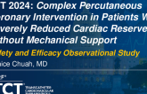 TCT 107: Complex Percutaneous Coronary Intervention in Patients With Severely Reduced Cardiac Reserve Without Mechanical Support