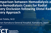 TCT 1003: Comparison Between Hemodialysis and Non-Hemodialysis Cases for Radial Artery Occlusion Following Distal Radial Artery Approach
