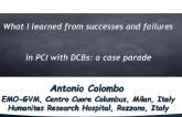 What I Learned From Successes and Failures in PCI with DCBs: A Case Parade