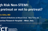Case Presentation 1: High Risk Non-STEMI