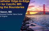 Transcatheter Edge-to-Edge Repair for Calcific MR: Pushing the Boundaries