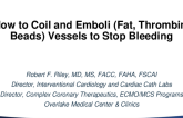 How to Coil and Emboli (Fat, Thrombin, Beads Suction) Vessels to Stop Bleeding