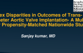 Gender Disparities in Outcomes of Transcatheter Aortic Valve Replacement - A Multiyear Propensity Matched Nationwide Study