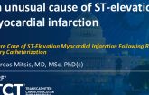 TCT 1112: An Unusual Cause of ST-Elevation Myocardial Infarction