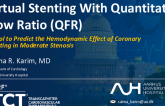 TCT 220: Virtual Stenting With Quantitative Flow Ratio as Tool to Predict the Hemodynamic Effect of Treating Intermediate Coronary Artery Stenosis